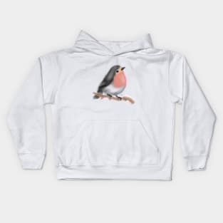 Robin the bird Kids Hoodie